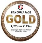 Fita Adesiva GOLD Dupla Face Rolo 25m x 1,27cm