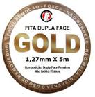 Fita Adesiva GOLD Dupla Face Rolo 5m x 1,27cm
