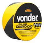 Fita Adesiva P/ Demarcação Zebrada Vonder 48mm x 30 Metros - Bcom