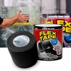 Fita Adesiva Para Reparos Flex Tape Black - Kit Com 3