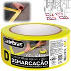 Fita Adesiva Pvc Dermarcar Chao fita de demarcar chao vidro Fita Amarela 30m - TEK BOND