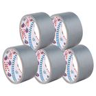 Fita Adesiva Silver Tape Cinza 50mm X 5mt Eurocel - 5 Und