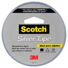 fita adesiva silver tape prata 3m scotch 45mm x 25m profissional