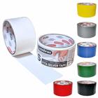 Fita Adesiva Silver Tape Reforçada 48mm X 5m