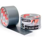 Fita Adesiva Silver Tape Super Reforçada 48mm X 5m Cor Prata