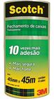 Fita Adesiva Transparente 45mx45mm Scotch 3M - 4 Unidade