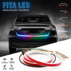 Fita adesiva traseira Barra Led Neon sinalização porta malas lindo Chevrolet S10 2001 2002 2003 2004 2005