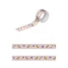 Fita adesiva washi tape - Flores