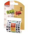Fita Adesiva Washi Tape - PET - 15mmx3m Bl 3un