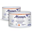 Fita Cirúrgica Micropore Hipoalérgica Branca Missner 2,5cmX10m - 2 UNIDADES