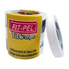 Fita crepe 18mm x 50m com 06 unidades - fitpel