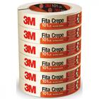 Fita Crepe 3M 18Mm X 50Mt . / Kit C/ 6 Unidades