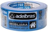 Fita Crepe Imobiliária Azul 722 48mm X 50m Adelbras