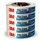 Fita crepe scotch 201la branca 18mmx50mt 3m