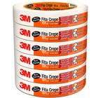 Fita Crepe Uso Geral 3M 18mmx50m Pct/ 6 rolos Ref. 101LA