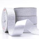 Fita de Cetim Com Lurex Prata Nº 05 22mm Com 10 Metros