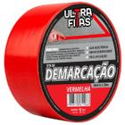 Fita De Demarcação de Solo Pvc 48mm X 30 Metros Sinalização - Amarela, Azul, Branca, Cinza, Laranja, Listrada, Preta, Verde, Vermelha ou Zebrada - Ultra Fitas