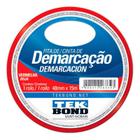 Fita de demarcação vermelha 48mm x 15m - tekbond 21221048200