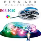 Fita De Led Ajk 2811 Digital Para Centrais Ajk 150 Leds Smd