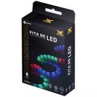 Fita de Led Para Setup Gamer Com Controladora Rgb Conexão USB Com 1  Metro e 60 Pontos de Led