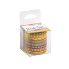 Fita Decorativa Washi Tape Small Hot Stamping 5mmx3m c/ 8un - BRW