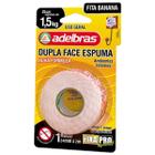 Fita dupla face 24mm x 2m adelbras espuma fixa pro