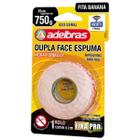 Fita Dupla Face Adelbras 12mm x 2m Espuma Fixa Pro