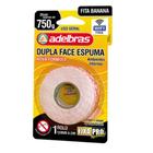 FITA DUPLA FACE ESPUMA 12mm X 2m - ADELBRAS