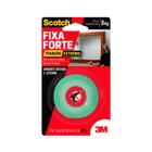 Fita Dupla Face Transparente Fixa Forte 24mm x 2m - Scotch 3M