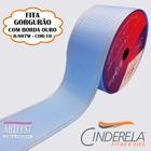 Fita gorgurao cinderela - borda ouro - r:907m/38 - 14 cores