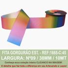 Fita gorgurão estampado arco iris cor: c45 - ref: 1665/38/45 - sinimbu