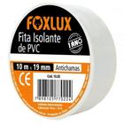 Fita Isolante 18Mm X 10Mt Branca Foxlux 10.05