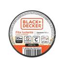 Fita Isolante 20m x 18mm Preta Black+Decker BDMT-0001-08