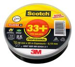 Fita Isolante 3m Scotch 33+ Profissional 19mm X 20mts Preta