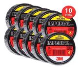 Fita isolante 5 Metros x 18mm Kit 10 Unidades 3M Imperial 260