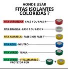 Fita Isolante 5M (Colorida) Em Tubo Com 10 Rolos - Gadan