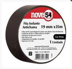 Fita Isolante Antichama 19mm x 20m preta Nove54