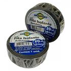 Fita Isolante Brasfort 20M Preta Antichama - 8239 . / Kit C/ 10 Peca