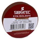 Fita isolante marrom 19mm x 20mt sibratec