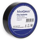 Fita isolante Preta 19mm x 20 metros Classe C MarGirius