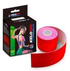 Fita Kinesio Tape Bandagem Elas. Kelogel Premium 5CMX5M Vermelha