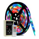 Fita Led Digital 6803 Rgb Com Controle 133 Efeitos Resistente A Água - Athlanta