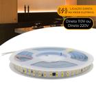 Fita Led Direta Dupla 240leds/m Rolo 10m 220v Quente Não Usa Fonte - RY