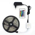 Fita Led Rgb 5050 Rolo 5m Com Fonte 12v 5a E Controle Remoto