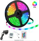 Fita Led RGB de 5 Metros para Decoração de Ambientes com controle Remoto - Rgb 5050