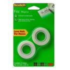 Fita mágica scotch 12x20m com 2 unidades - 3m - Scotch - 3M