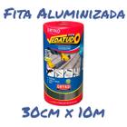 Fita manta asfáltica auto adesiva aluminizada multiuso 30 cm x 10 m