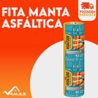 Fita manta asfáltica auto adesiva aluminizada multiuso 90 cm x 10 m - VEDACIT