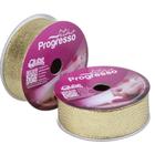 Fita Metalizada 25Mm 10M Ouro Aramada (7891521660735) - Fitas Progresso