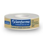 Fita Microporosa Bege Sanfarma 12mm x 4,5m 72 Unidades